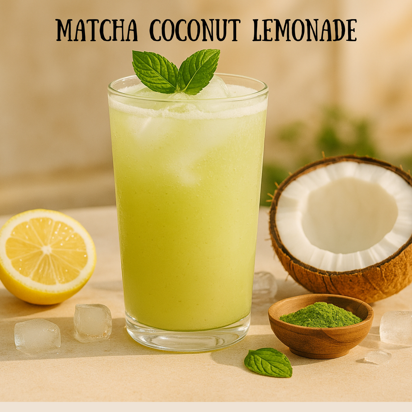 Matcha Drink Recipe eBook 30 Refreshing Iced Lattes Smoothies & Lemonades Instant Download PDF Digital Gift for Tea Lovers
