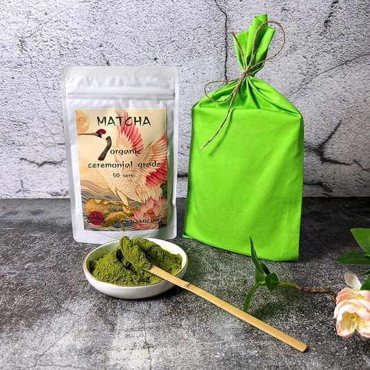 Ceremonial Matcha Powder – 100g Premium Green Tea, Fresh Harvest